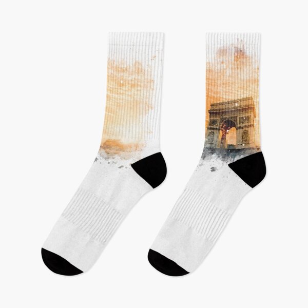 Item preview, Arc de Triomphe Paris Watercolor Splatter Art designed and sold by BGCollections.
