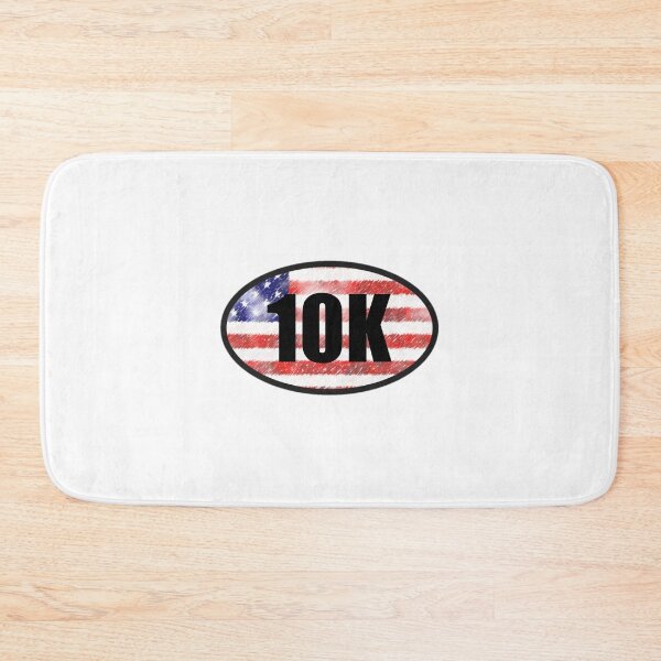 Item preview, 10K Sticker Oval Running American Flag Design Decal Car Window Bumper Sticker Unique designed and sold by Nextlevellife.