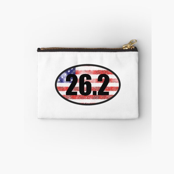 Item preview, 26.2 Full Marathon Sticker Oval Running American Flag Design Decal Car Window Bumper Sticker Unique designed and sold by Nextlevellife.