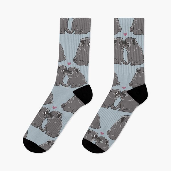 Item preview, Black Pug Kisses designed and sold by Huebucket.