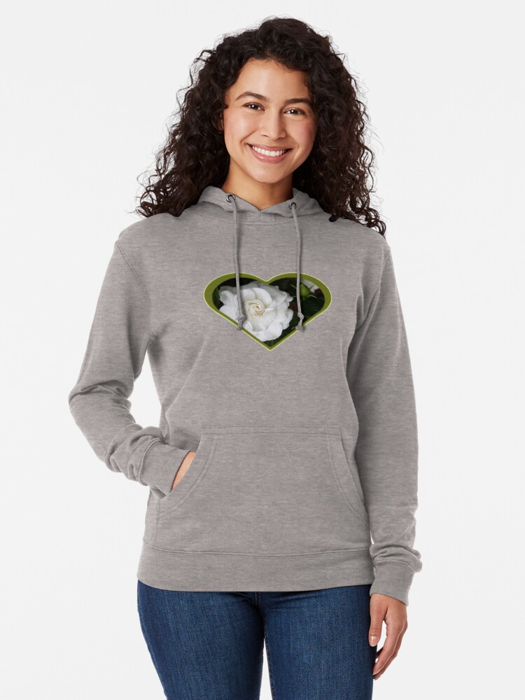 Alternate view of Romantic Night ~ Scent of Gardenias Lightweight Hoodie