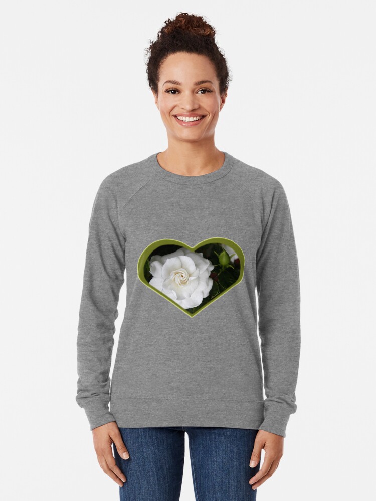 Alternate view of Romantic Night ~ Scent of Gardenias Lightweight Sweatshirt