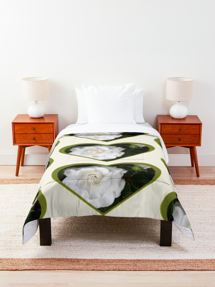 Alternate view of Romantic Night ~ Scent of Gardenias Comforter