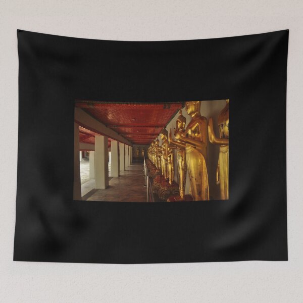Item preview, Row of Buddhas at a Temple designed and sold by Mike Ashley.