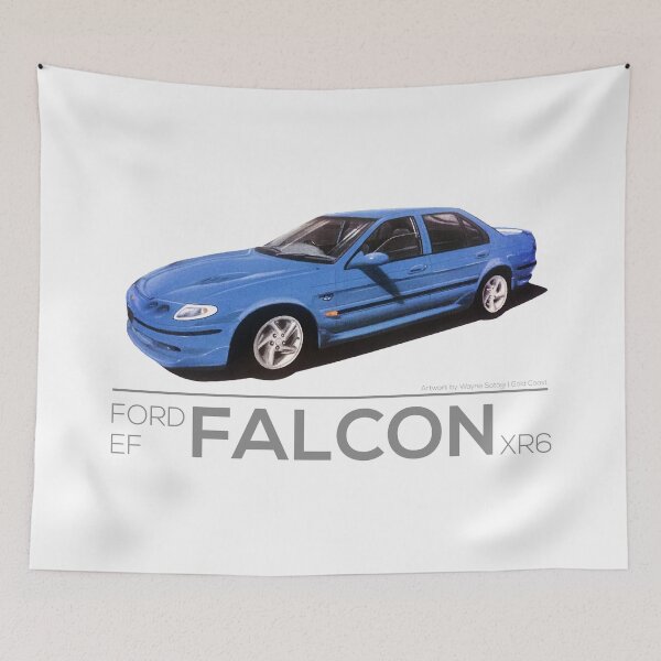 Item preview, Ford EF Falcon XR6 Blue - Enthusiast Series designed and sold by Heartwall.
