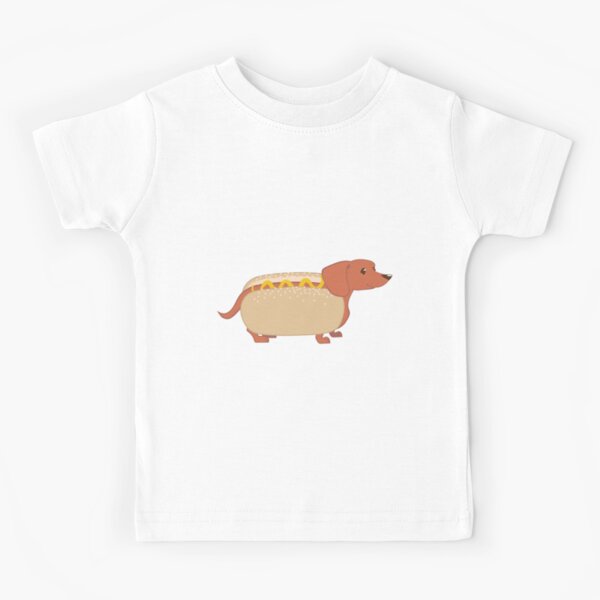 Hotdog Dog Kids T-Shirt