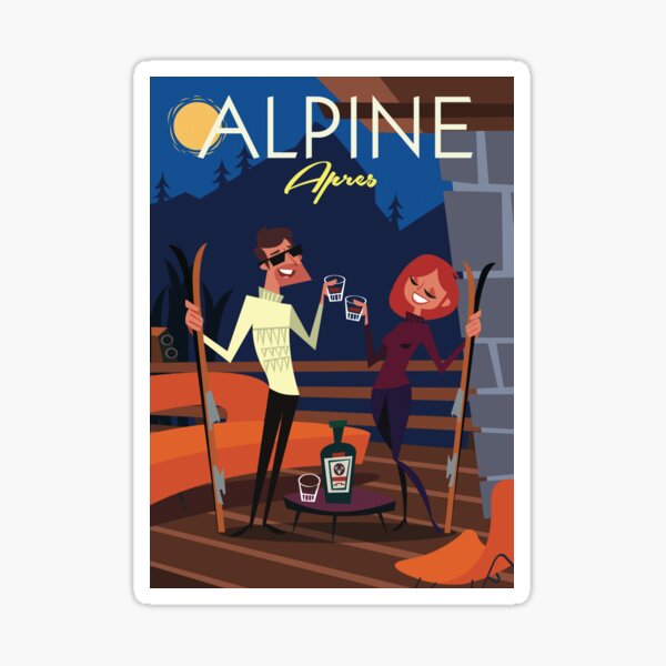 Item preview, Alpine Apres poster designed and sold by Gary Godel.