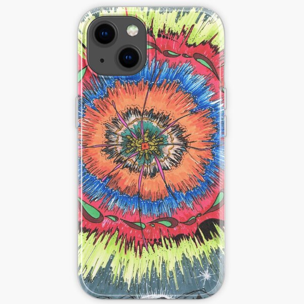 DMT Trippy loop hole. iPhone Soft Case