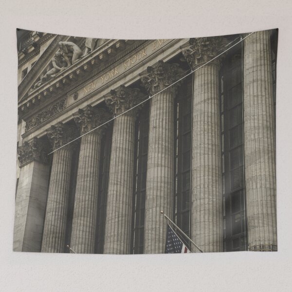 Item preview, New York, Wall Street, stock exchange building, US flag, I love New York City designed and sold by Spallutos.