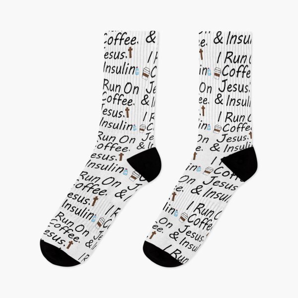 Item preview, I Run On Coffee, Jesus, And Insulin designed and sold by CatGirl101.