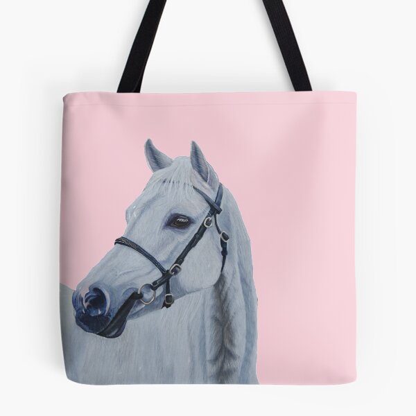 Item preview, White horse portrait, Kyneton Moorlight designed and sold by cathyscreations.