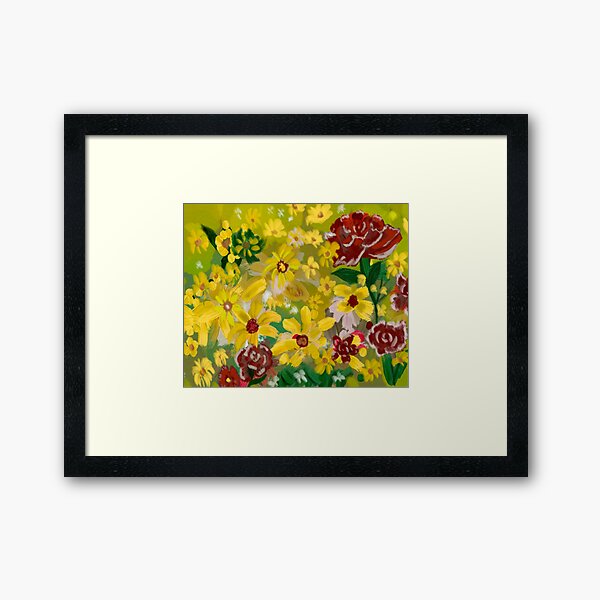 Flowers Framed Art Print