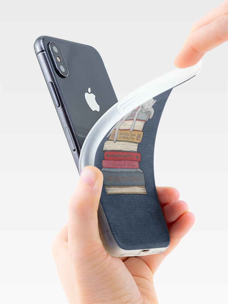 Alternate view of How to Chill Like a Cat iPhone Case