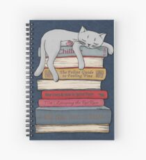 How to Chill Like a Cat Spiral Notebook