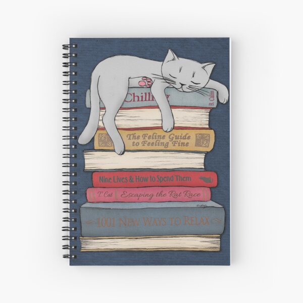 Ask Me About My Cat Spiral Notebook - Ruled Line • Purr Often