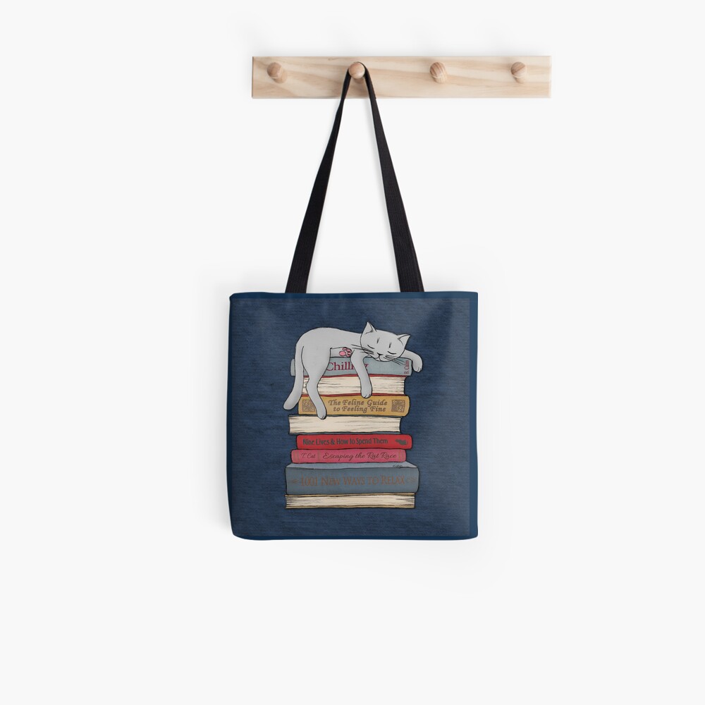 How to Chill Like a Cat Tote Bag