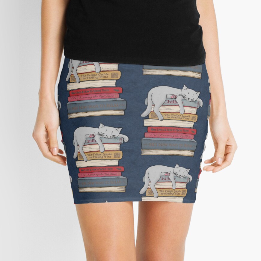 How to Chill Like a Cat Mini Skirt