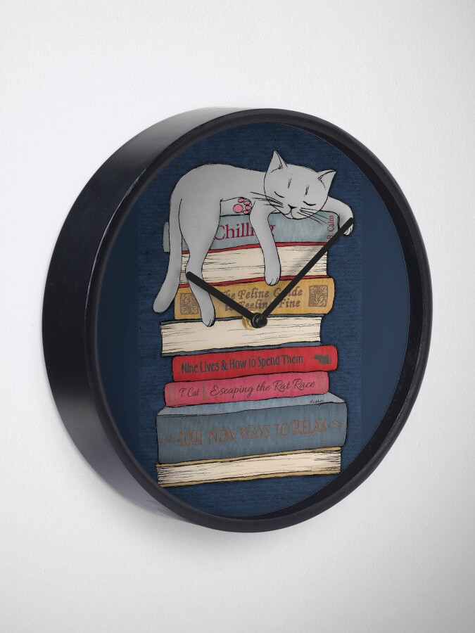 Alternate view of How to Chill Like a Cat Clock