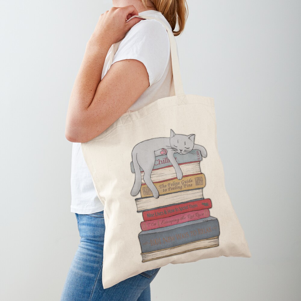 How to Chill Like a Cat Tote Bag