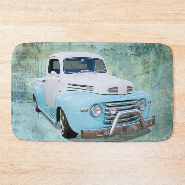 Item preview, White on Blue Pickup designed and sold by Hawley Designs.