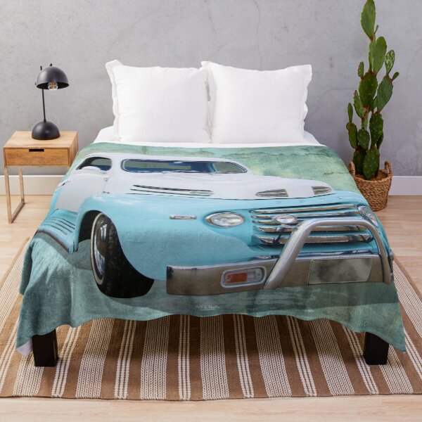 Item preview, White on Blue Pickup designed and sold by Hawley Designs.