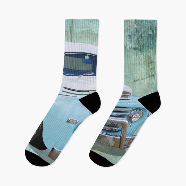 Item preview, White on Blue Pickup designed and sold by Hawley Designs.