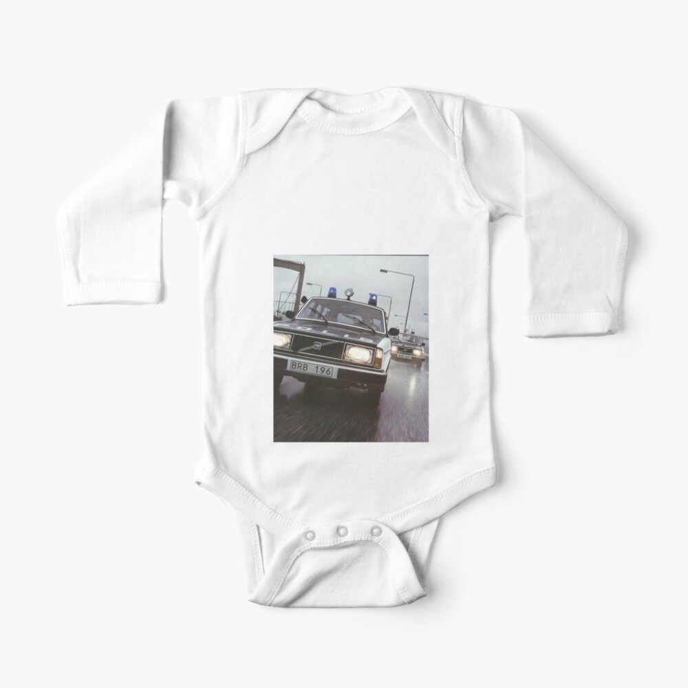 240 Series Police Car Baby One Piece By Throwbackm2 Redbubble