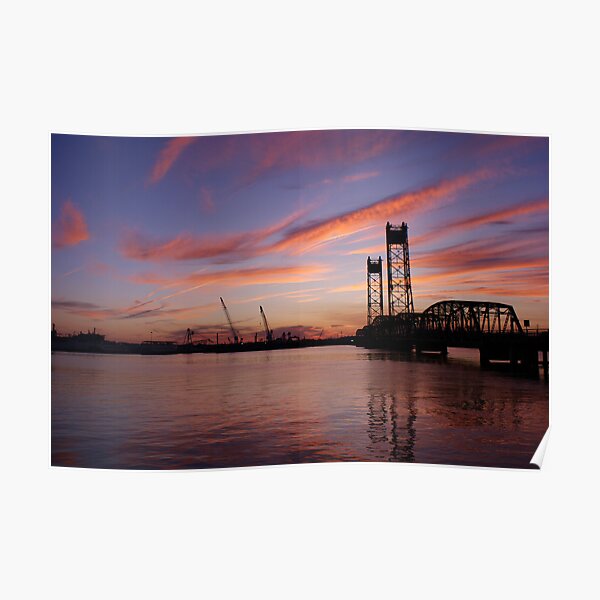 Jordan Bridge Sunset Poster