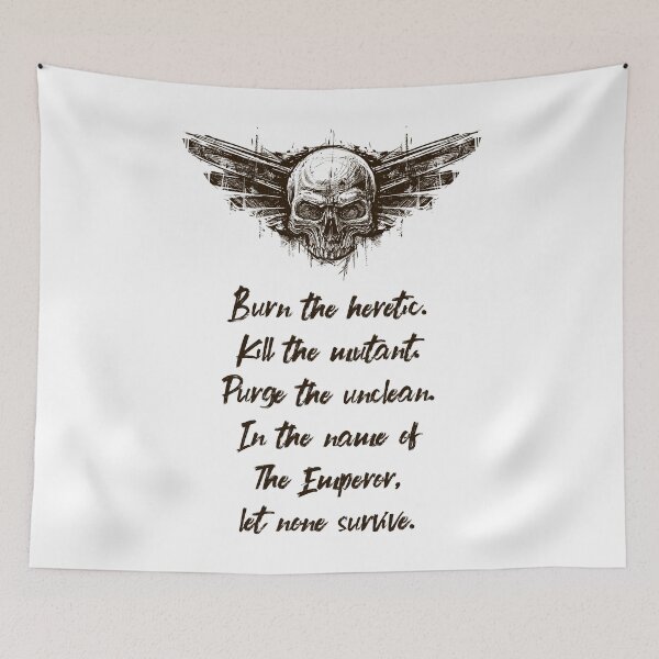 Item preview, For the Emperor Let None Survive Wargaming designed and sold by pixeptional.