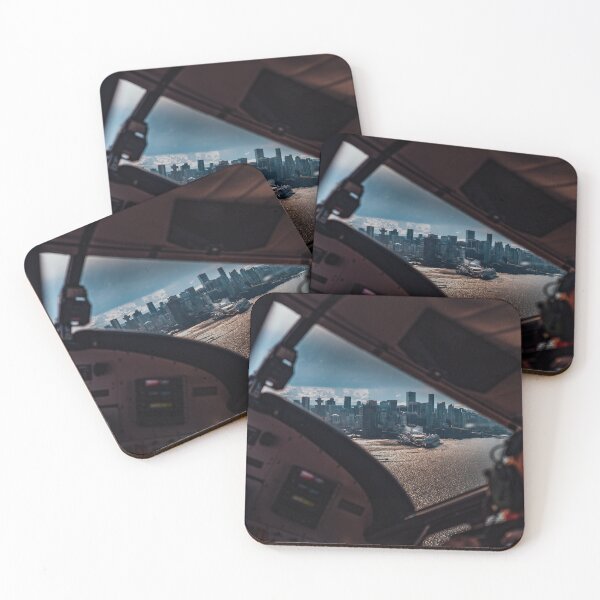 Item preview, Approaching Vancouver Harbour by Seaplane designed and sold by Chris Bingham.