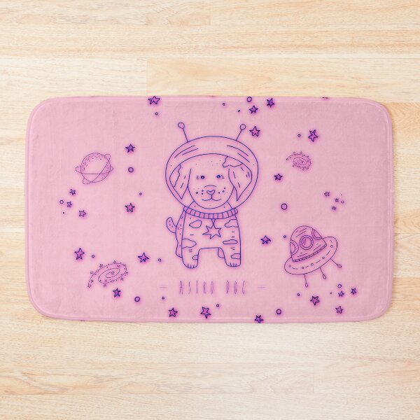 Item preview, Astro Dog Pink designed and sold by Alessia Green.