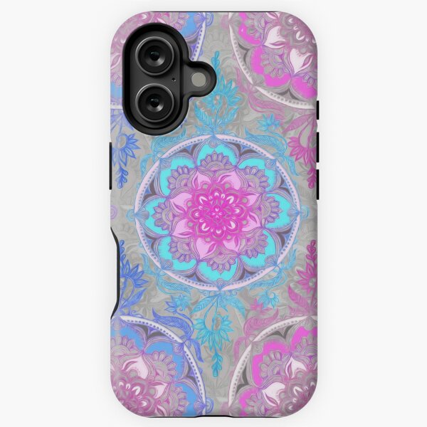 Item preview, Pink, Purple and Turquoise Super Boho Medallions designed and sold by micklyn.