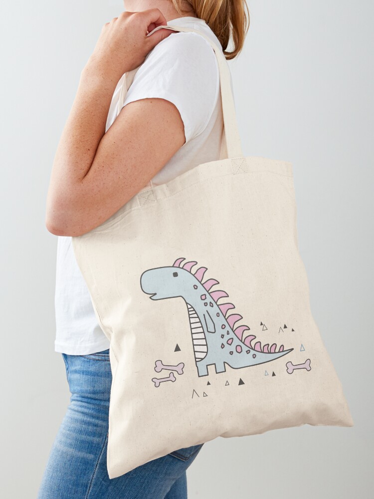 Bolsa de tela « Parque jurásico. Adorable de patrones sin fisuras con  divertidos dinosaurios en dibujos animados» de alijun | Redbubble
