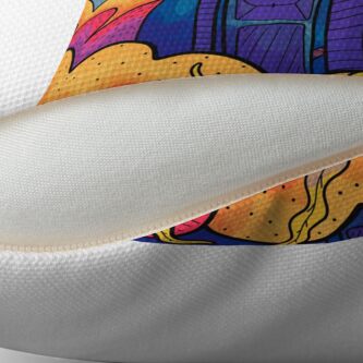Alternate view of The planet explorer Floor Pillow