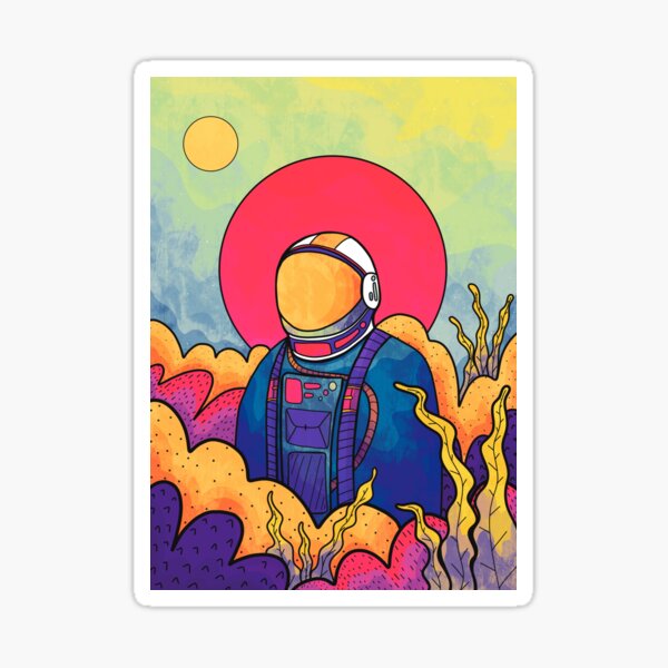 The planet explorer Sticker