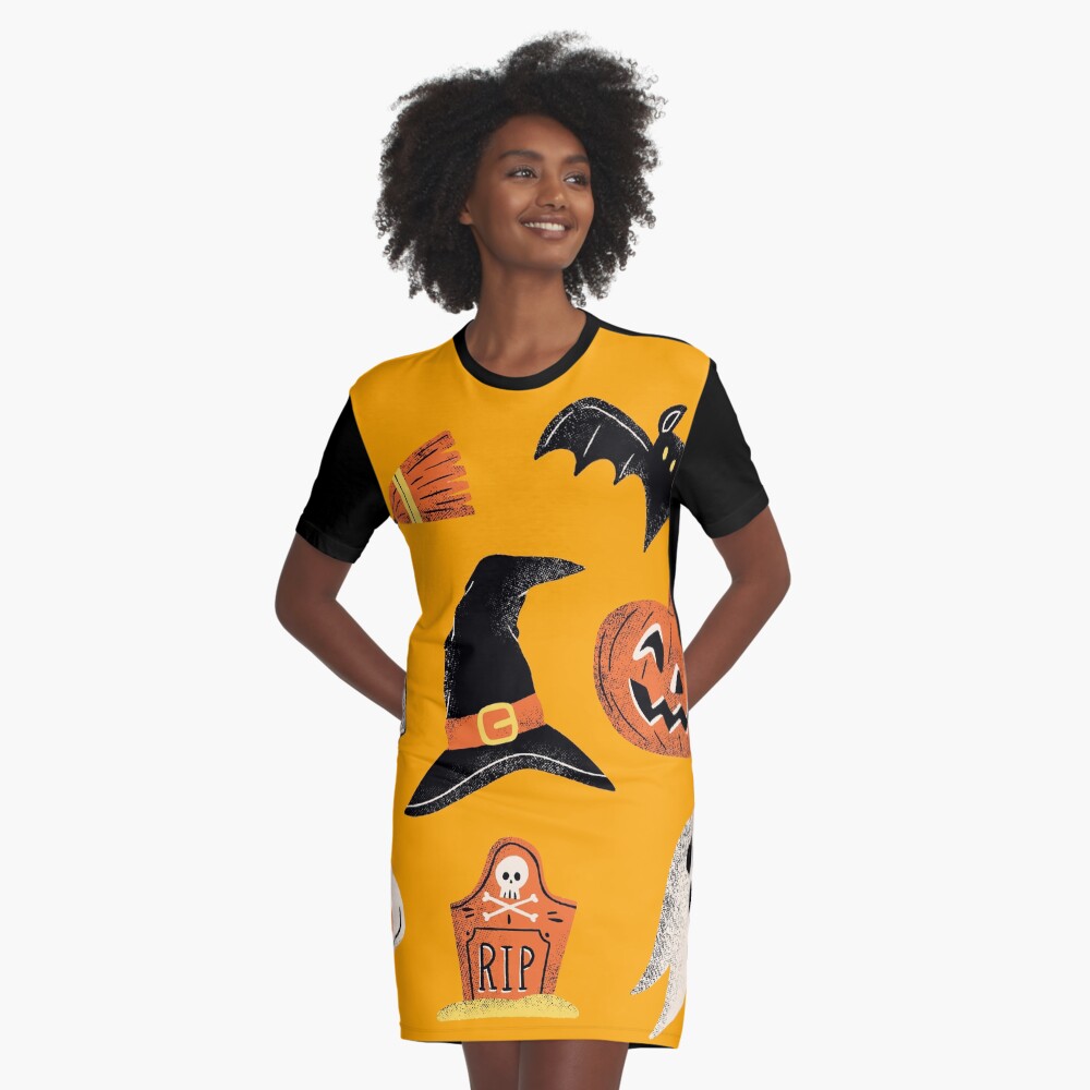 Item preview, Graphic T-Shirt Dress designed and sold by Zhanar.