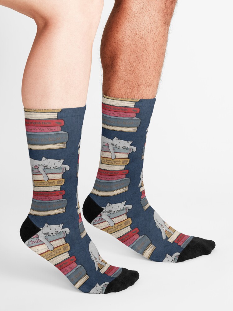Alternate view of How to Chill Like a Cat Socks