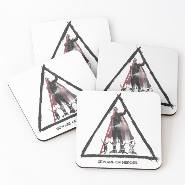 Item preview, Beware of Heroes designed and sold by ThatBluePlanet.