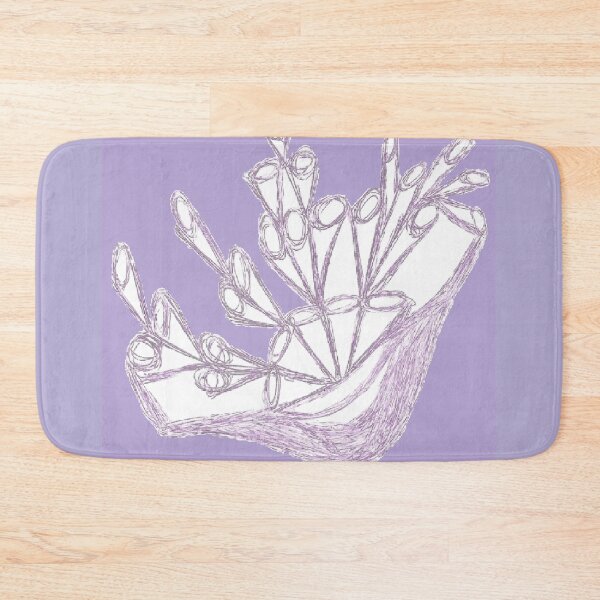 Item preview, Basket of Flowers on Mauve designed and sold by KazM.