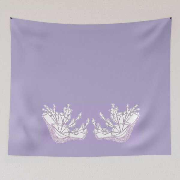 Item preview, Basket of Flowers on Mauve designed and sold by KazM.