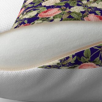 Alternate view of Pink and White roses Throw Pillow