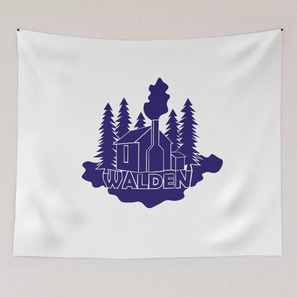 Item preview, Walden - Henry David Thoreau (Blue version) designed and sold by Printables Passions.