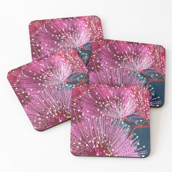 Lime Green Background with Blue Pink Orange Purples Set of 4 Coasters Lime Green Background with Blue Pink Orange Purples Set of 4 Coasters