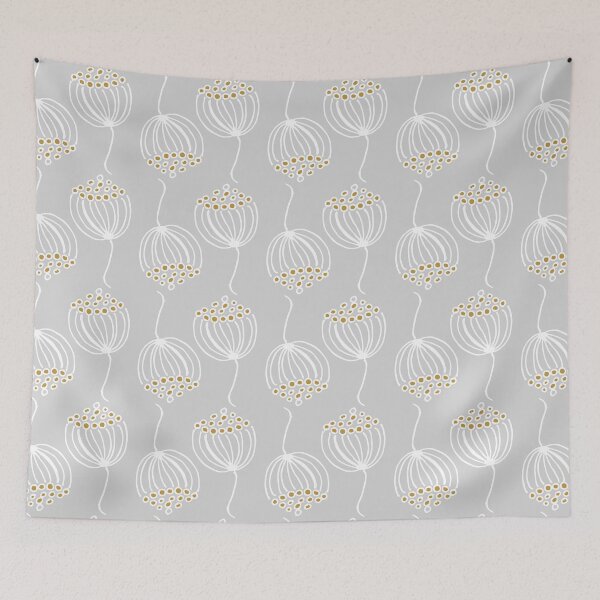 Item preview, Winter Flower Grey designed and sold by susycosta.
