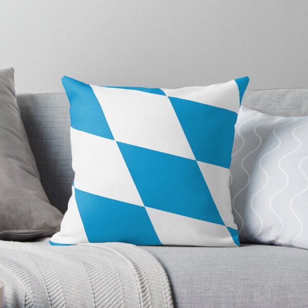 Bayerische Flagge Dekokissen