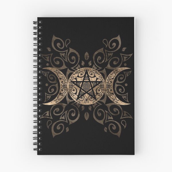 Item preview, Triple Moon Goddess pentagram ornament designed and sold by k9printart.