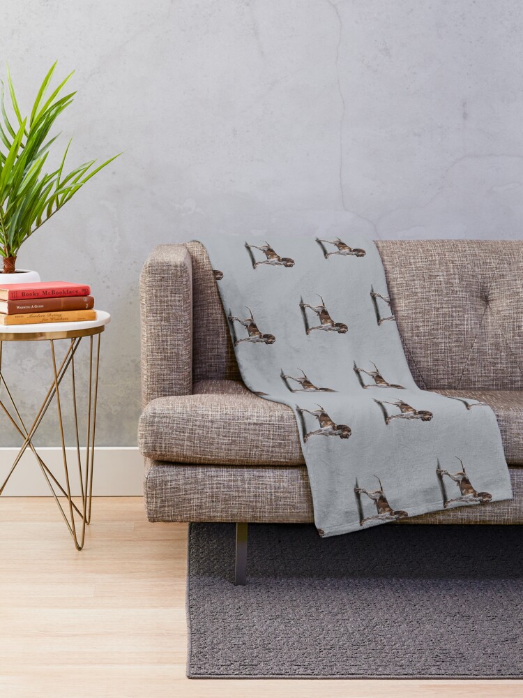 Alternate view of The Bracco Italiano Throw Blanket