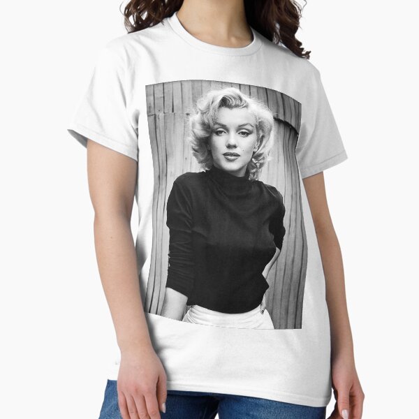 Vista previa del artículo con la obra «Retrato en blanco y negro de Marilynn Monroe», diseñado y vendido por modernretro.