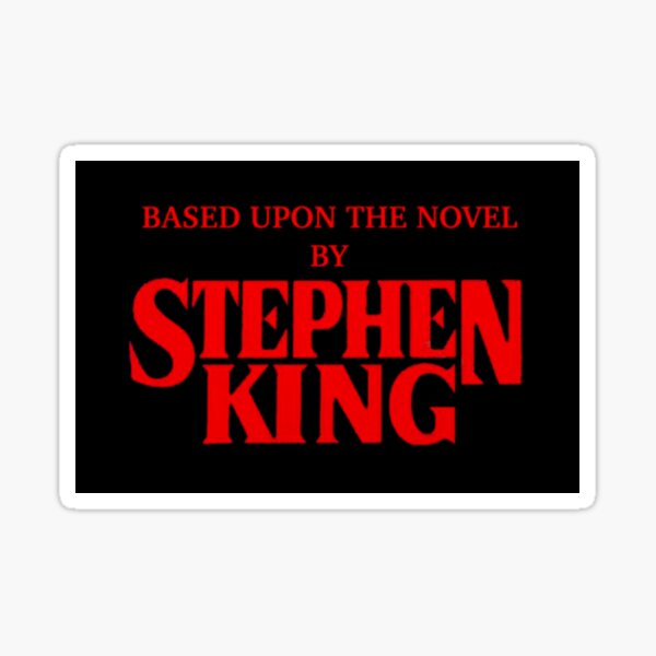 Stephen King Pegatina