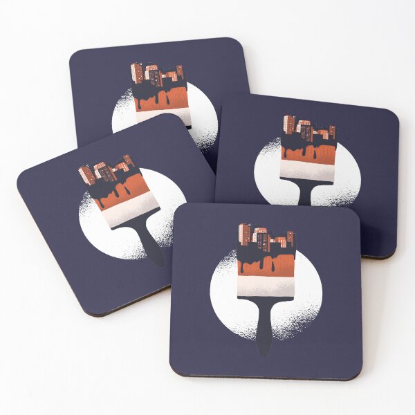 Item preview, Brush, city, skyline designed and sold by DerSenat.